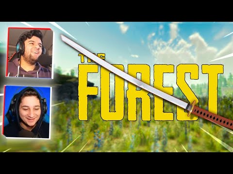 კატანა ვიპოვეთ და 6 ფეხა მონსტრი - The Forest geo zaxid Ubralod Noobi