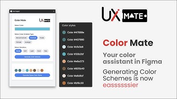 Create Stunning Color Palettes in Figma with One Color | Color Mate Tutorial