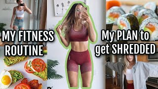 WHAT IS MY FITNESS ROUTINE?! My Plan to get SHREDDED! + VLOG, Urban Outfitters Jeans HAUL!