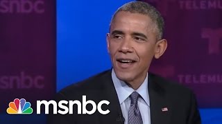 Obama's Advice To Future Presidents: 'Think Ahead' | msnbc