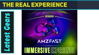 Amzfast 27 Inch 200Hz Curved Gaming Monitor Best Smooth 1ms FHD Immersive Display