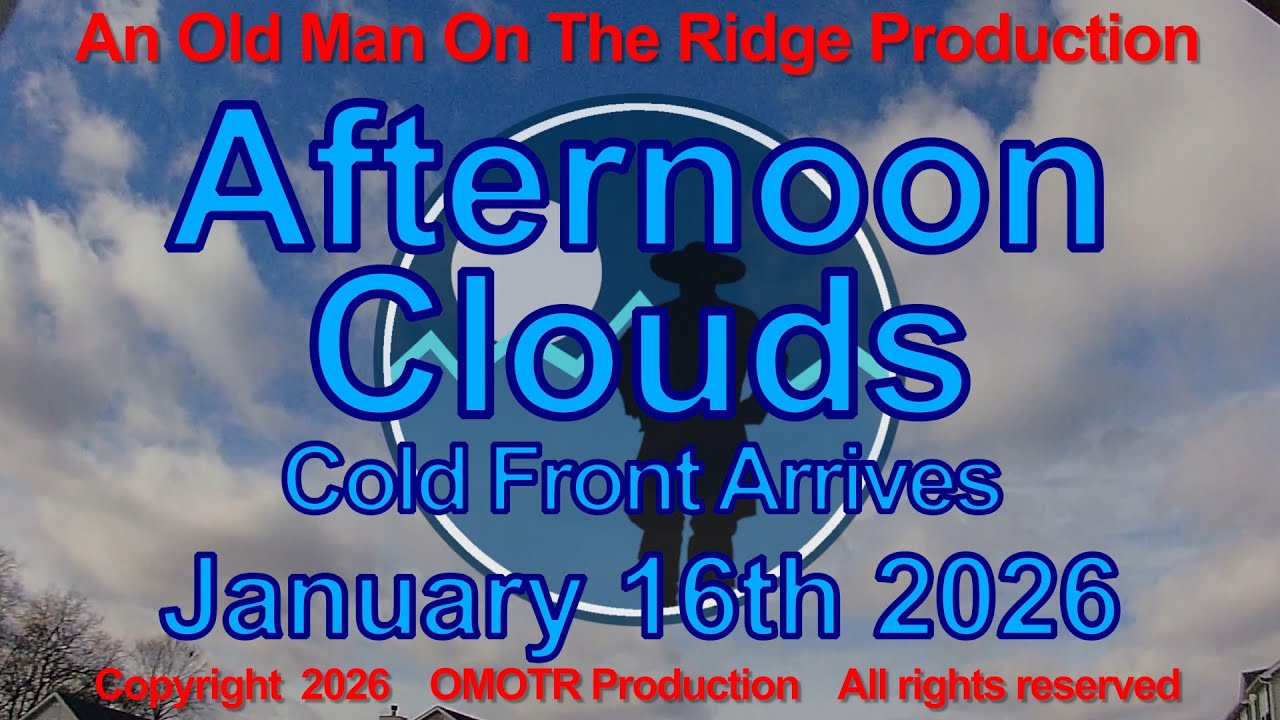Afternoon Clouds as the Cold Front Arrives - YouTube