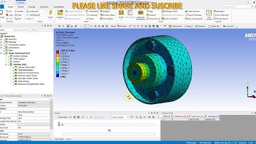 Protective type flange coupling analysis on ansys workbench