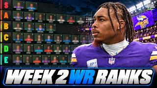 Week 2 Fantasy Football WR Rankings & Tiers (Top 44 + Starts of the Week)