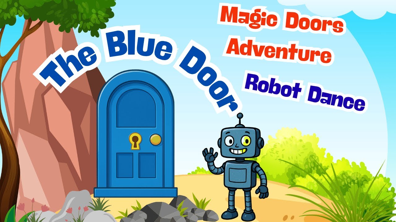 "Magic Doors: Robot Dance Lab 🟦 | Toddler Sing Along & Dance Adventure!"