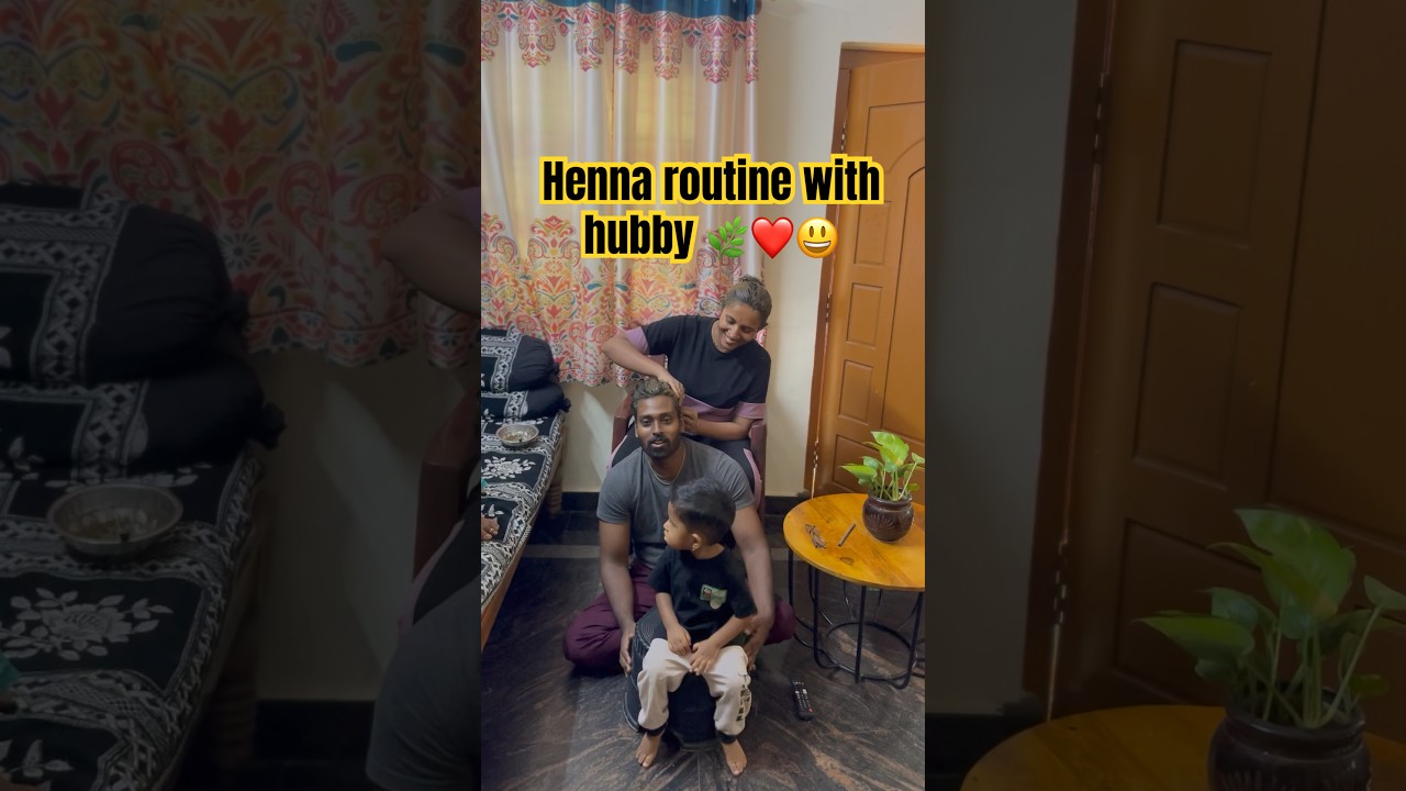 Mini Vlog #470 ✨Easy Home made Henna 🌿🫠#lakshmiarunvlogs #minivlog #diml #hennahairpack