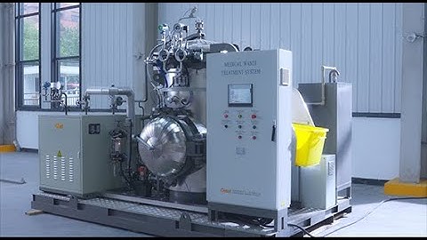 Medical waste integrated autoclave with shredder for hospitals - Gient