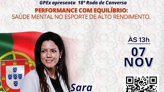 18ª Roda de Conversa - Performace com Equilíbrio: Saúde Mental no Esporete de Alto Rendimento.