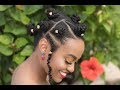 Braided Bantu Knot Easy HairStyle- Black Panther Inspired