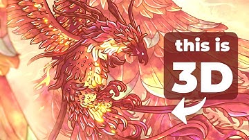 Creating a Final Fantasy 16 Phoenix | 2D/3D Art with Blender & Grease Pencil