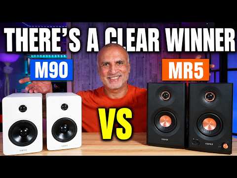 Edifier M90 vs Edifier MR5: There's a CLEAR Winner! (Sound Test included)