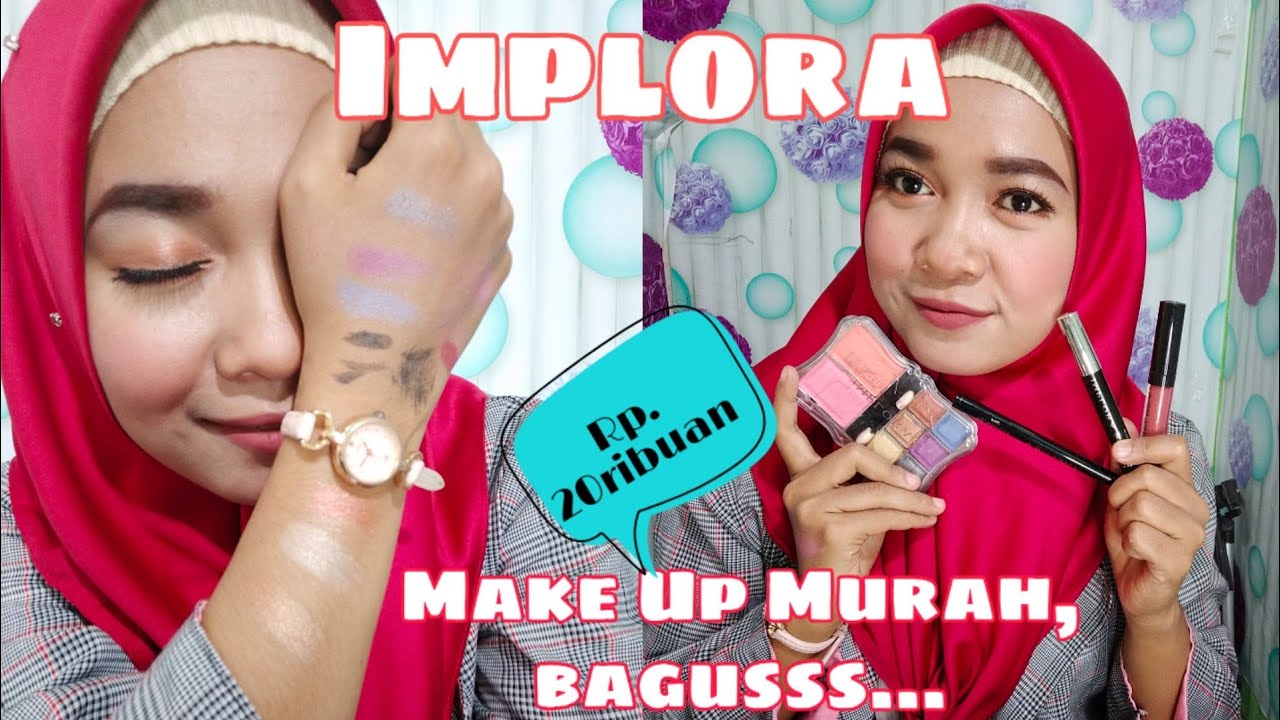 Review IMPLORA Make Up Murah yg  Bagus  YouTube