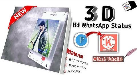 How To Make 3D Instagram Pic Box trending Editing In KineMaster || 3D editing || best editing