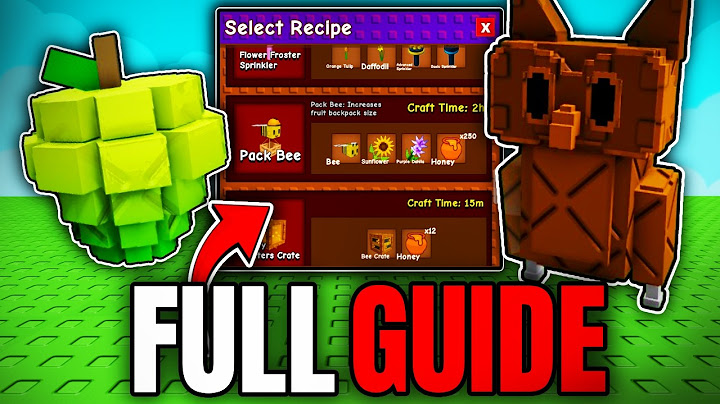 FULL GUIDE To The WORKING BEE UPDATE In GROW A GARDEN Roblox!