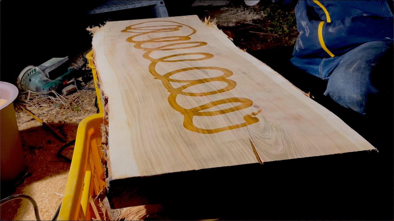 The moment I breathe life into a cherry wood slab: Transforming a