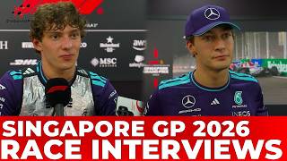 Kimi Antonelli & George Russell Race Interveiws | Singapore GP 2026