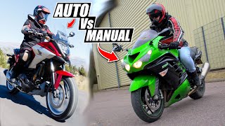 Manual Vs Automatic Motorcycles | Are Manuals Harder To Ride? (Feat. Kawasaki ZZR1400 / ZX-14R)