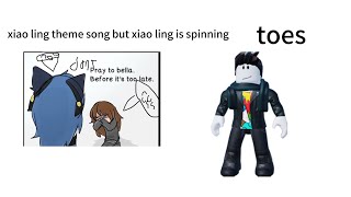 Xiao Ling Theme Song But Xiao Ling Is Spinning