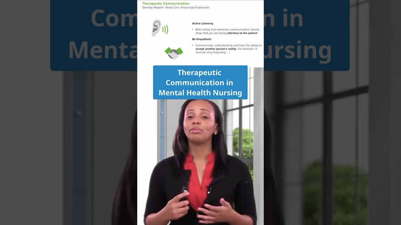 Therapeutic Communication in Mental Health Nursing 🗣️🧠