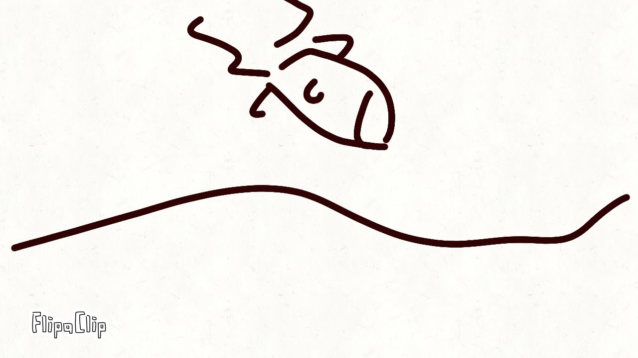 Badly drawn rocket animation I made on flipaclip