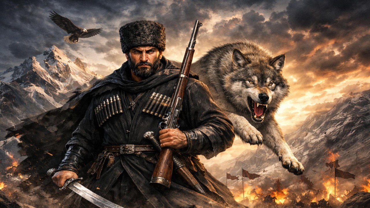 ЧЕЧЕНСКАЯ БОЕВАЯ ЧЕЧЕНСКИЙ ГИМН НА ФРАНЦУСКОМ-Hymne tchétchène