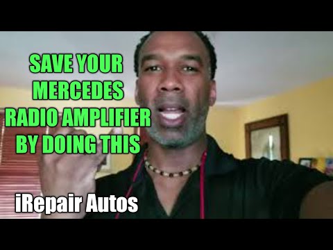 Save your Mercedes Radio Amplifier By Doing This!  | DIY | iRepairAutos