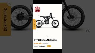 Best street legal looking electric bikes.