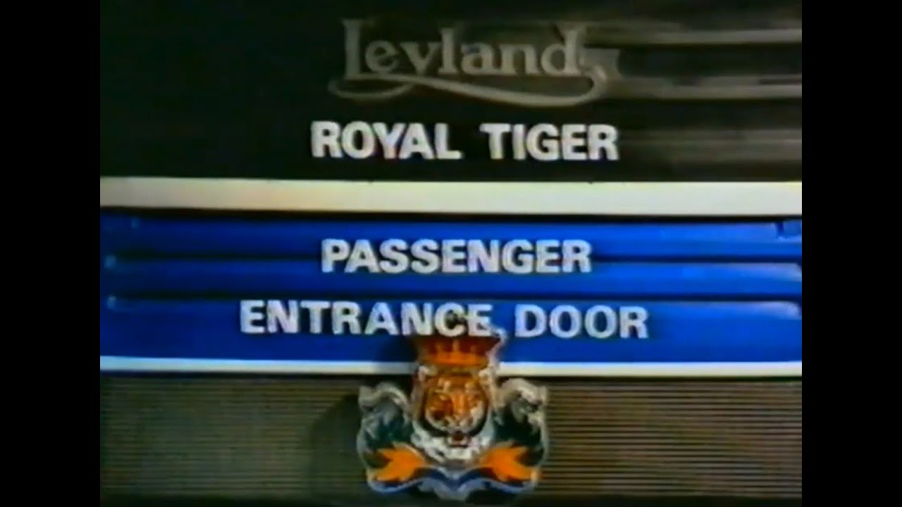 Leyland Bus Training Video - Royal Tiger Doyen Coach Workington & Charles H Roe Body - Entrance Door