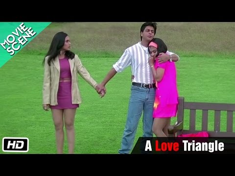 एक प्रेम त्रिकोण - मूवी सीन - कुछ कुछ होता है - शाहरुख खान, काजोल, रानी मुखर्जी