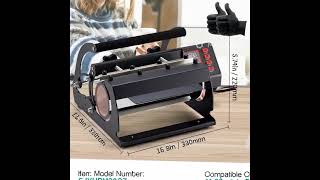 SucceBuy Tumbler Heat Press Machine 2 Station Heaters 11-30oz Mug Press Tumbler Press Sublimation