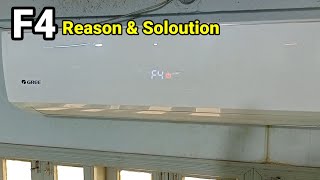 F4 error reason and soloution|split ac F4 error fix kesay karain|how to remove/fix f4 error of Ac Wealth