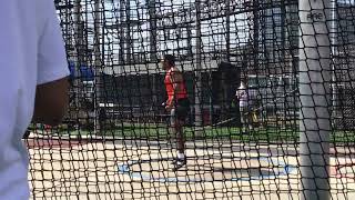 Robbie Otal breaks Princeton school record in the discus and breaks 200 ft. for first time at 61.24m