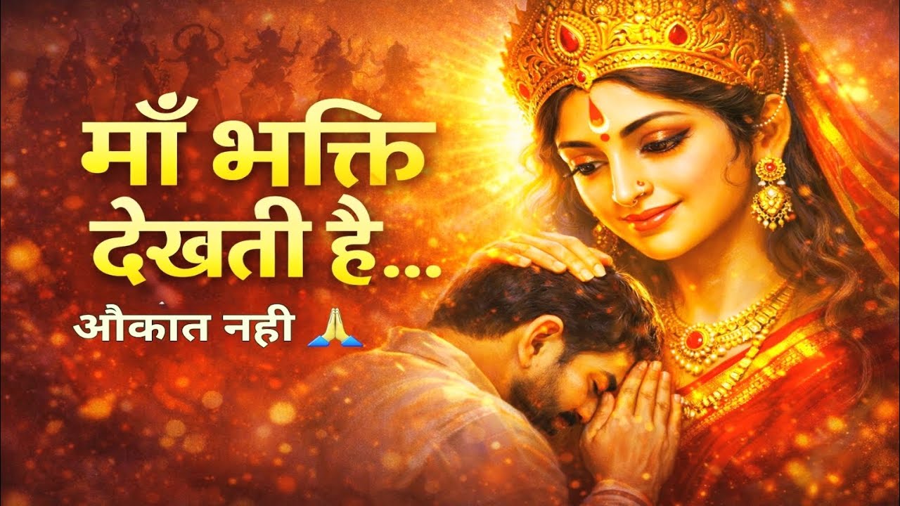माँ भक्ति देखती है – माता रानी की कृपा | Emotional Ambe Mata Bhajan | Navratri Special