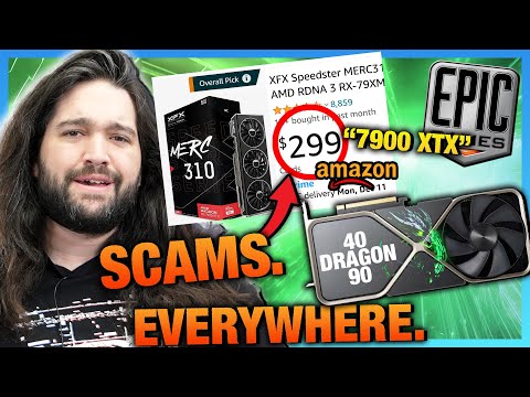 HW News - Amazon GPU Scams, RX 7900 XTX Booming, New RTX 4090D, & Eternal Life USB Keys