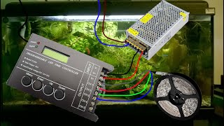 Simulation Sunrise Sunset Aquarium Led 5050 RGB control unit TC420