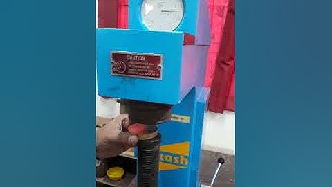 Brinnel Hardness Test BHN