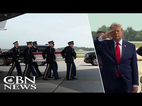 US Military Surge Gives Trump More Options in Iran as President Attends Services for Fallen Soldiers