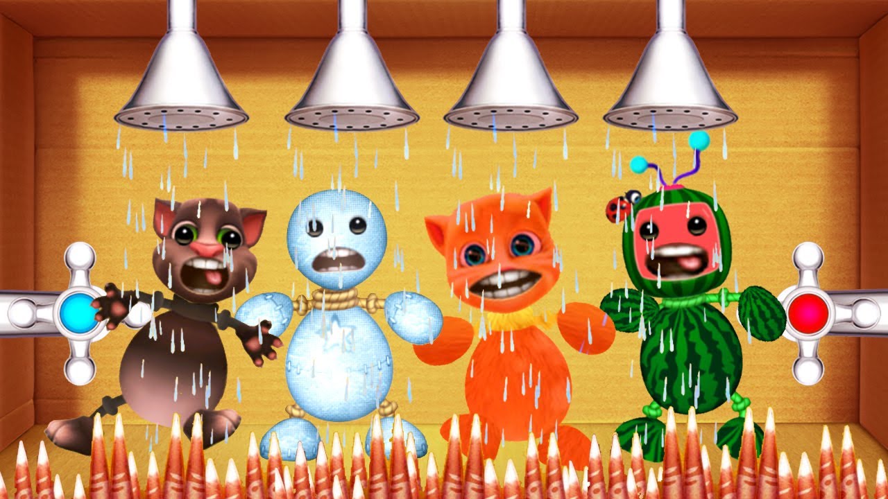 Жидкости для ванной с кокомелоном, томом и имбирем | Kick the Buddy