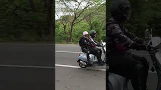 Vespa Scooter With Backride