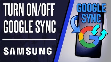 Google Sync op een Samsung-telefoon in- of uitschakelen