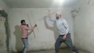 العصا التقليدية مع الشيخ صالح ڨندوز الحناشي Algérien Traditionnelle Combat Stick Oran