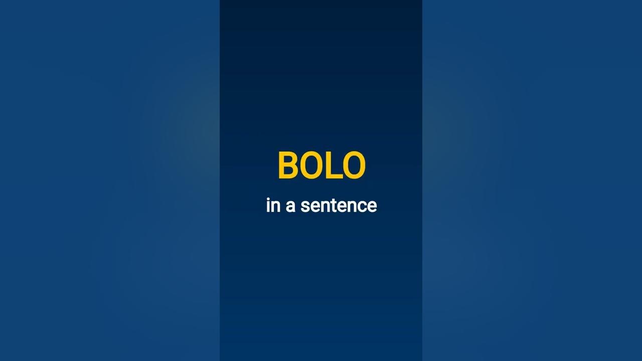 What does BOLO mean? shorts YouTube