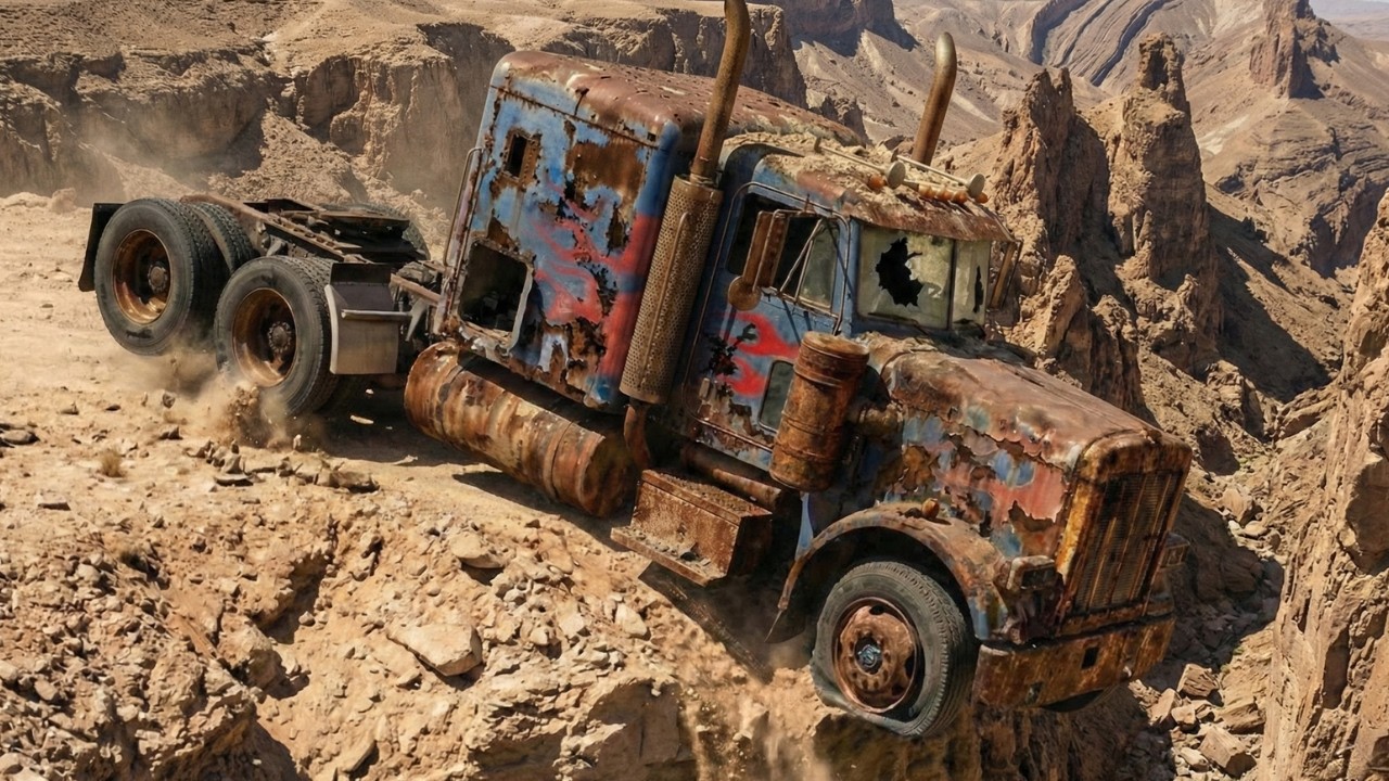 Turning Scrap into Optimus Prime: 6 Months Rebuilding a Peterbilt 379 Monster Truck 