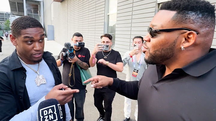 Big Baby Miller CONFRONTS Jared Anderson & PRESSES HIM TO FIGHT on Canelo vs Crawford card