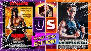 VERSUS Ep.30: Rambo: First Blood Part II (1985) VS. Commando (1985)