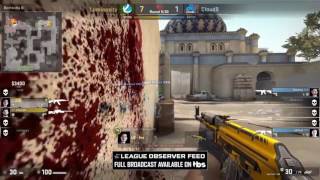 E-LEAGUE Highlights | Luminosity vs Cloud 9 | Week 1 Final | map : de_dust2
