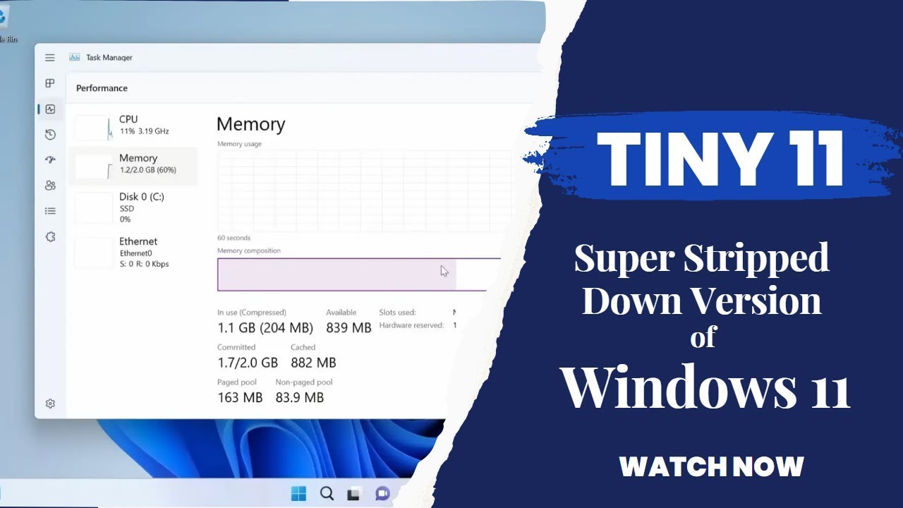 Tiny11 23H2 Download ISO and Install for a Low-End PC – How to