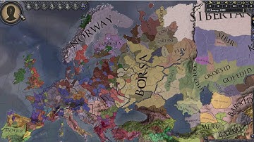 CKII Shattered Earth Timelapse But Ireland Starts Unified.