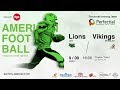 🔴LIVE| LIONS LVIV - VIKINGS MYKOLAIV| AMERICAN FOOTBALL