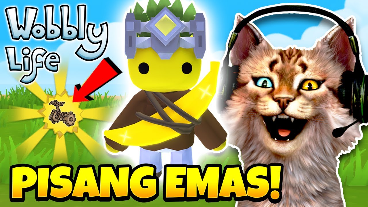 AKU MENEMUKAN PISANG EMAS & SKUTER KAYU LETOY !! 😹 - Wobbly Life Indonesia